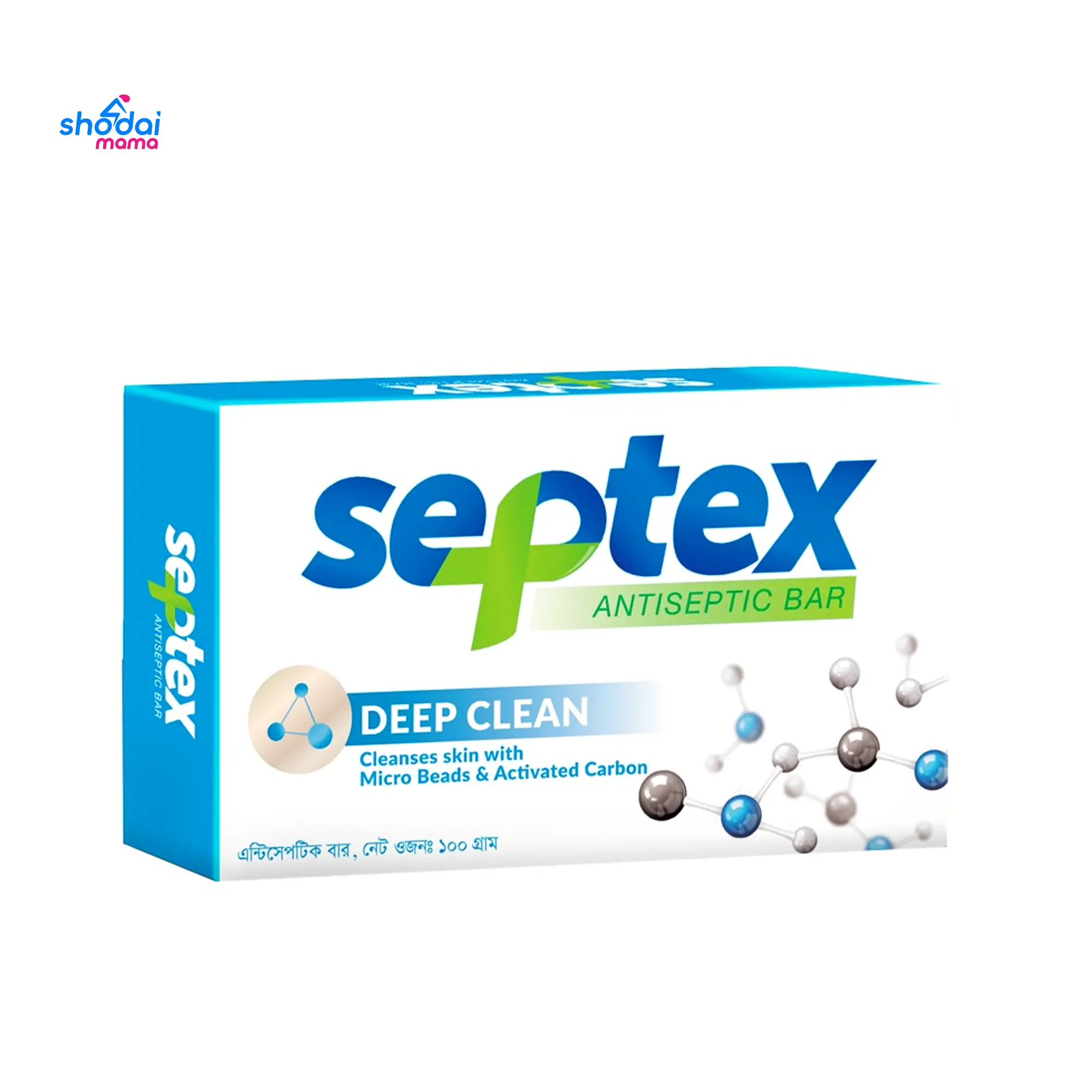 Septex Antiseptic Bar Deep Clean 100gm